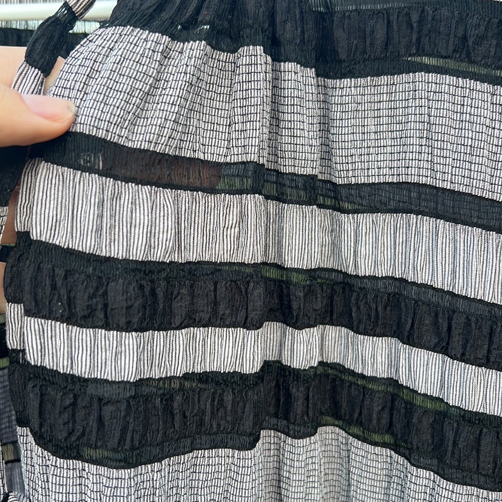 Hunter Bell NYC Matthews Dress Black Stripe - Picture 5 of 9